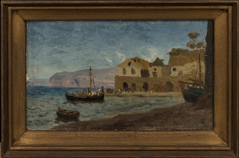 OLOF ARBORELIUS, oil on cardboard panel, signed OA.