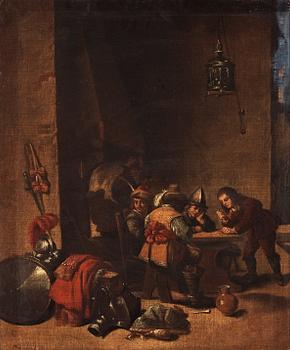 837. David Teniers d.y After, Interior with guards.