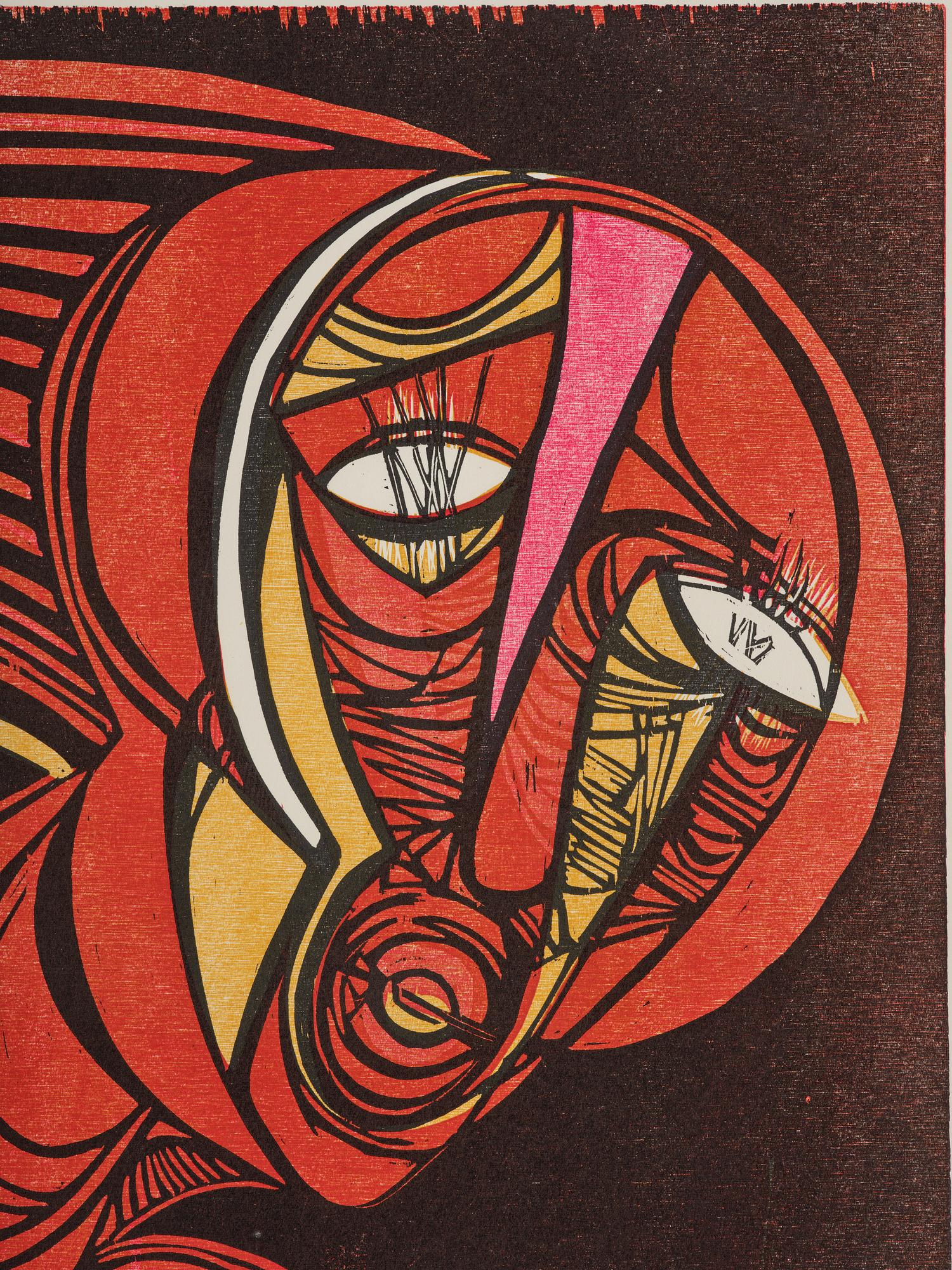 Cecil Skotnes, Untitled from: "Hommage aux Prix Nobel" (The Nobel Prize Portfolio).