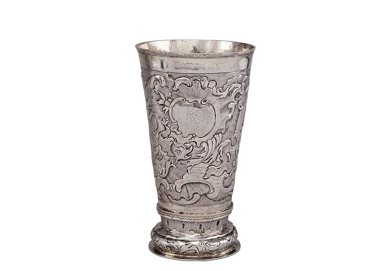 A BEAKER.