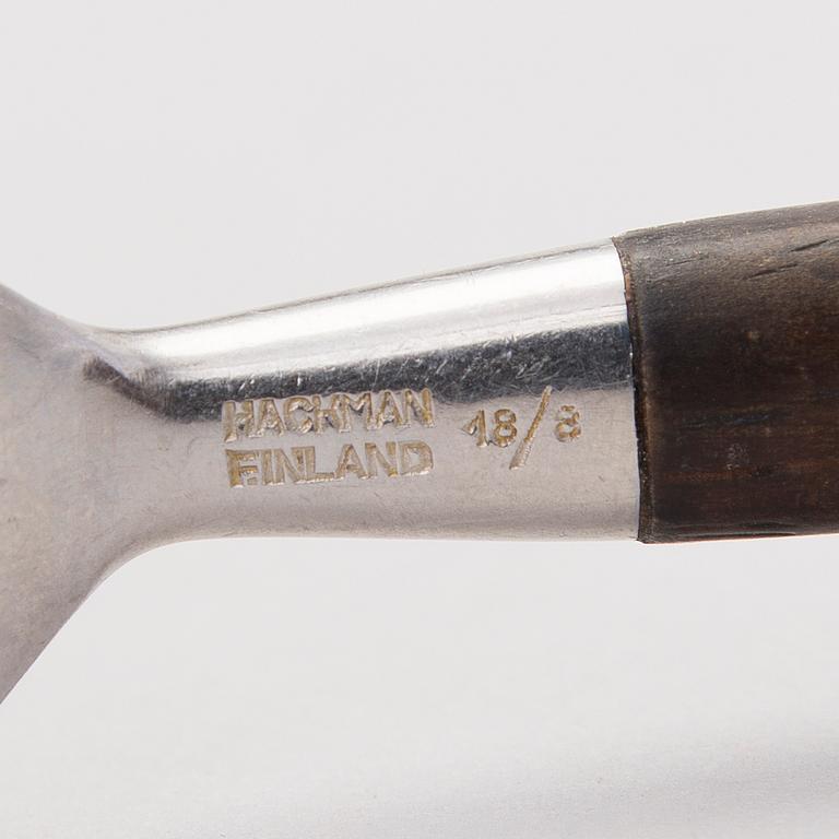 BERTEL GARDBERG, BESTICKUPPSÄTTNING, 54 delar, "Lion de luxe", Hackman, Finland.