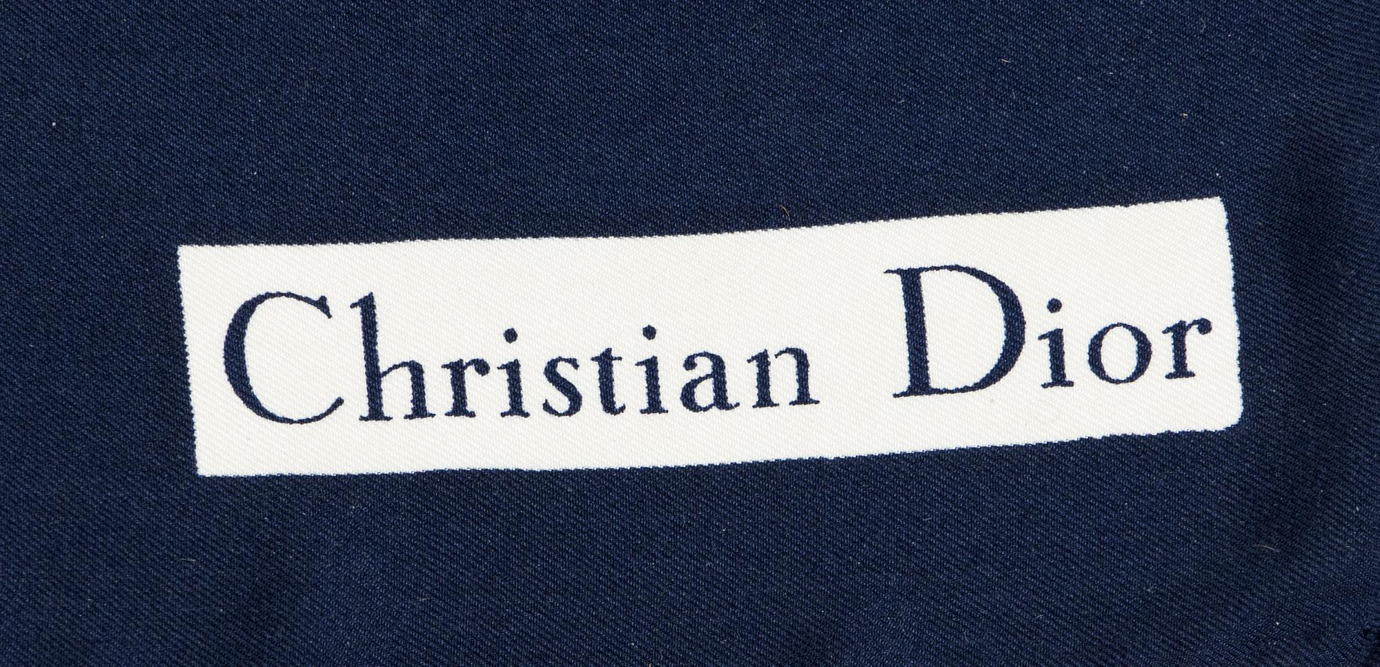 Christian Dior, two silk scarves.
