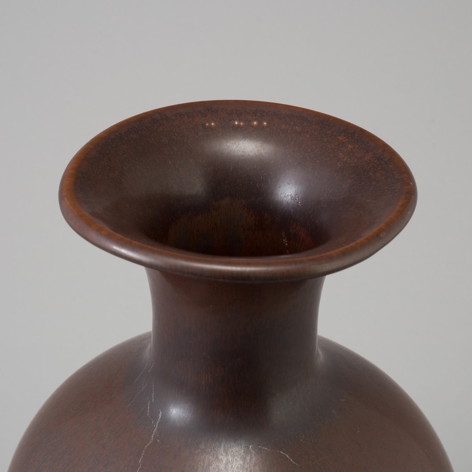 Gunnar Nylund Stoneware floor vase from Rörstrand.