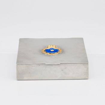 Firma Svenskt Tenn, a pewter box, Stockholm 1933.