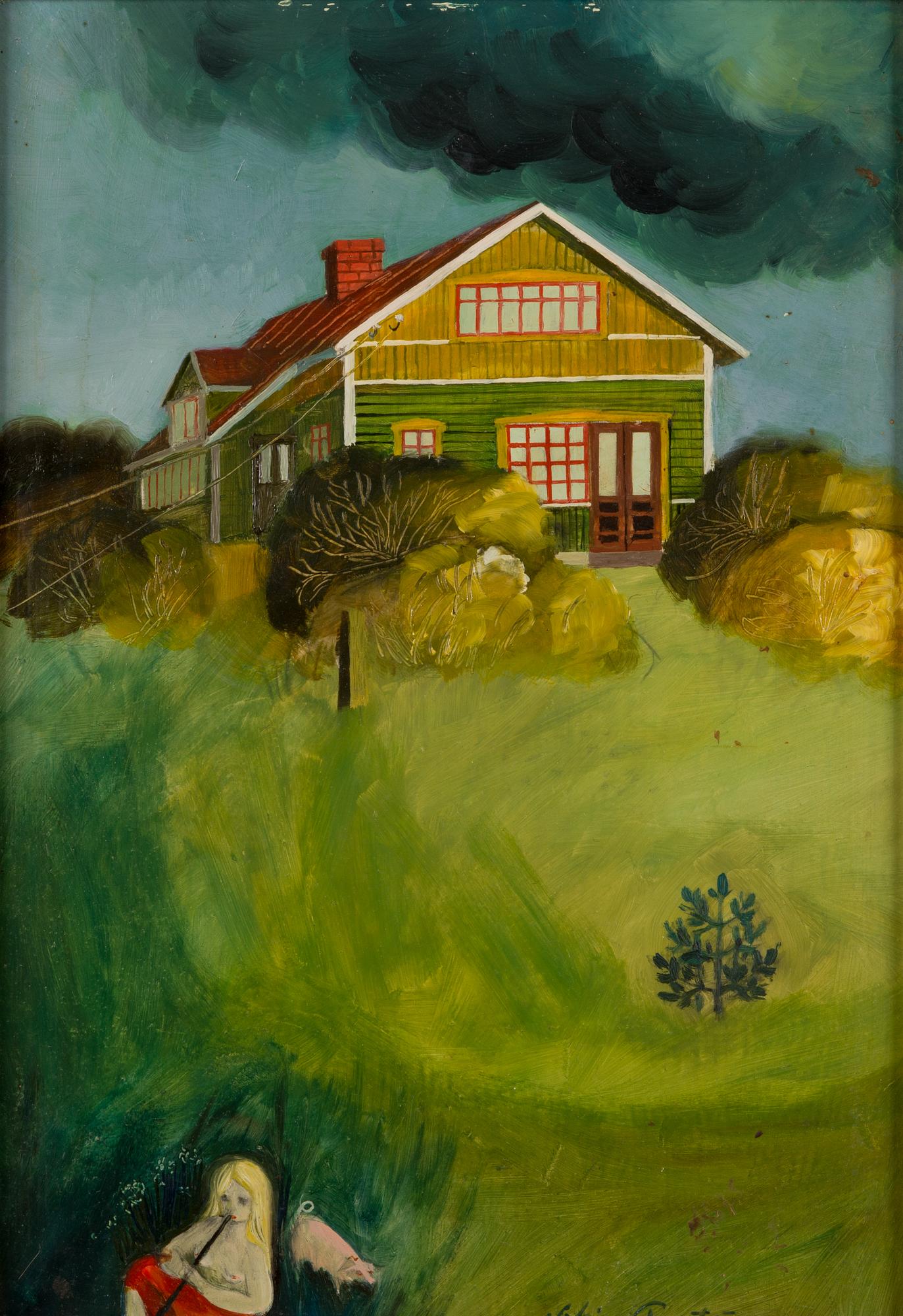 WIKING FORSSTRÖM, oil on board, signed and dated 1977.