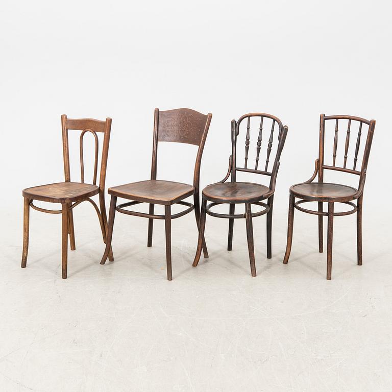 Stolar 4 st olika modeller tidigt 1900-tal.