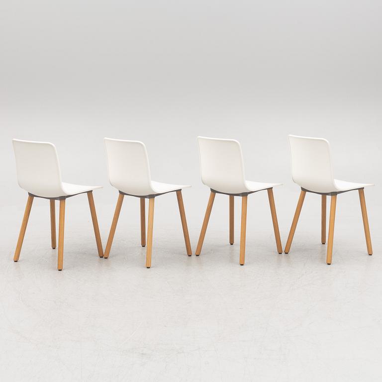 Jasper Morrison, a set of four 'HAL' chairs, Vitra 2015.