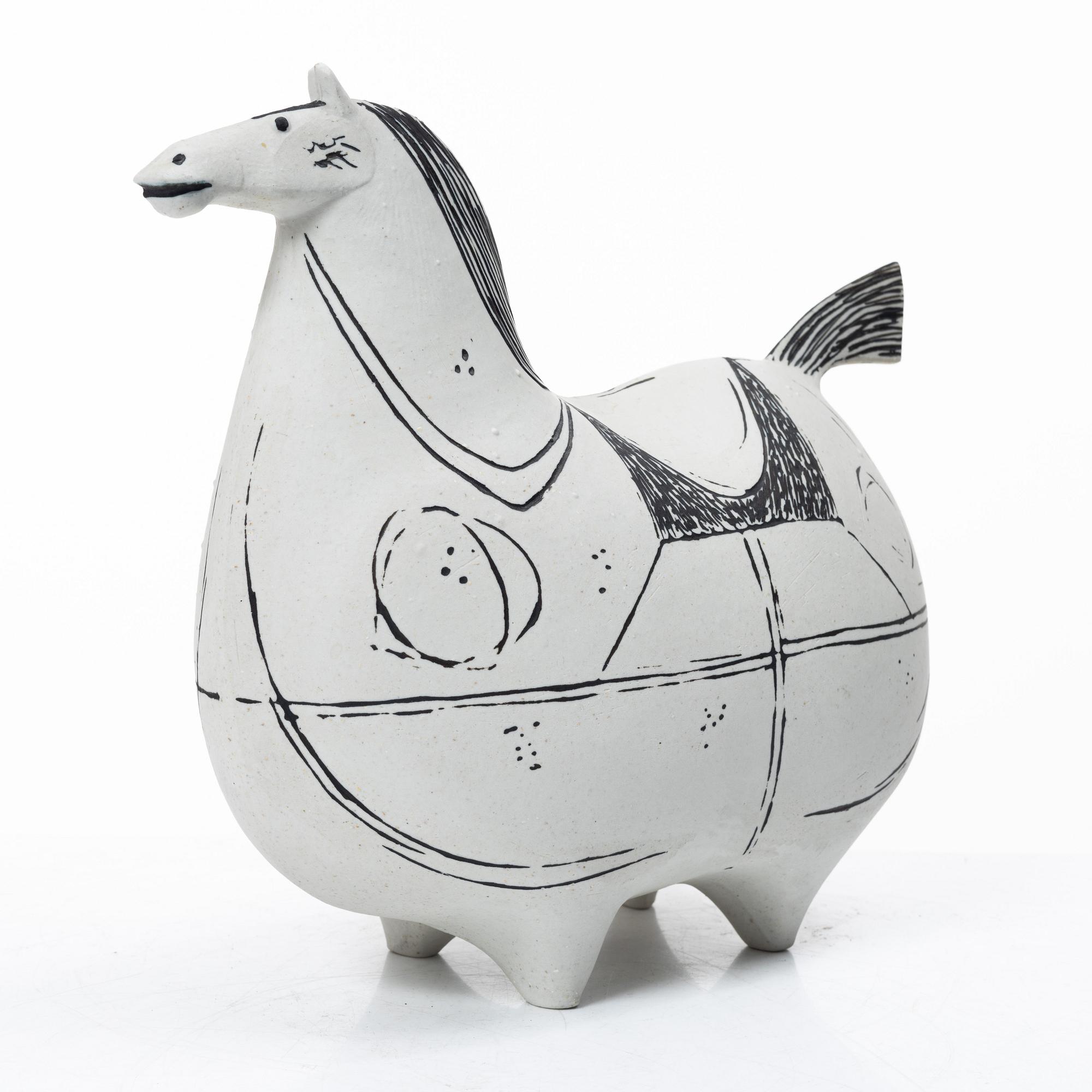 Stig Lindberg, figurin, "Springare", Gustavsberg Studio.