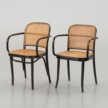 TWO OF BENTWOOD ARMCHAIRS, SECOND HALF OF 20TH CENTURY,