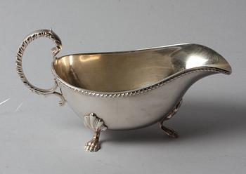 SÅSSNIPA, nysilver. Rokokostil.