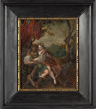 French school, 18th Century, oil on copper.