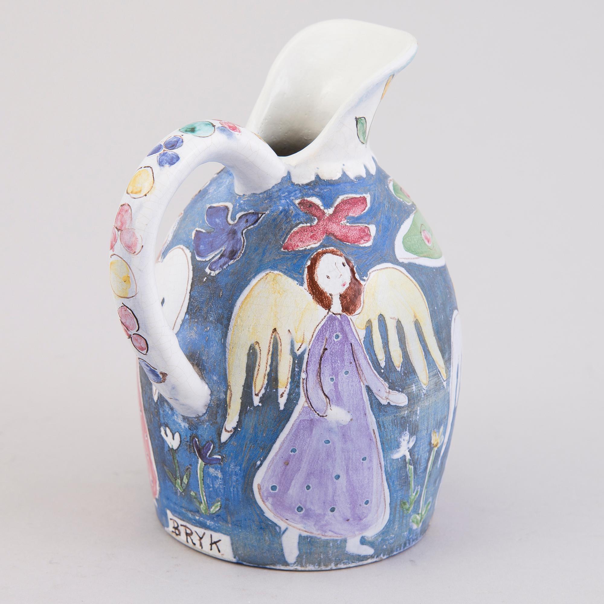 Rut Bryk, KANNA, stengods, signerad Bryk, Arabia.