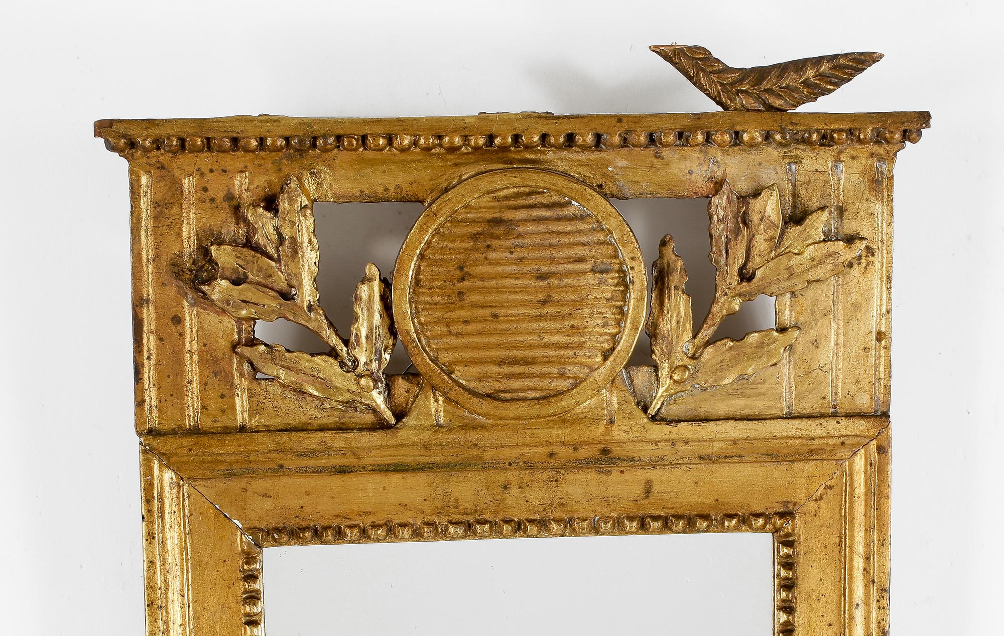 SPEGEL, gustaviansk, 1700-talets slut.