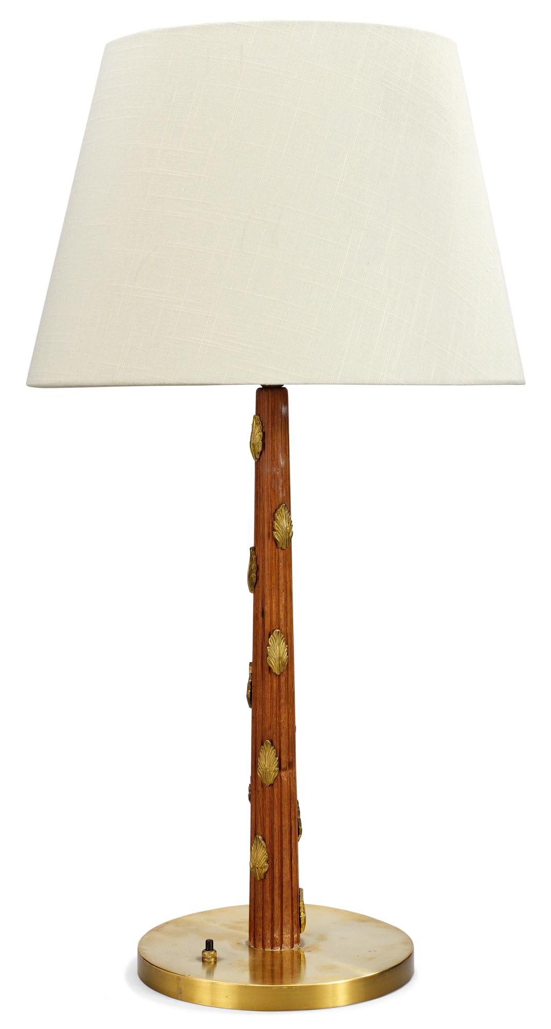 A Hans Bergström table lamp, Ateljé Lyktan, Helsingborg 1930's.