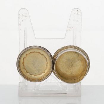 Petter Wirgman, luktdosa, silver, Göteborg (verksam 1733-1739).