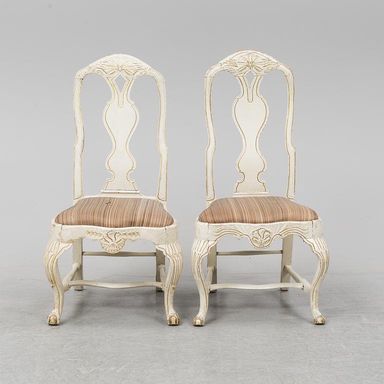 A mid 18th Century late Baroque chairs.