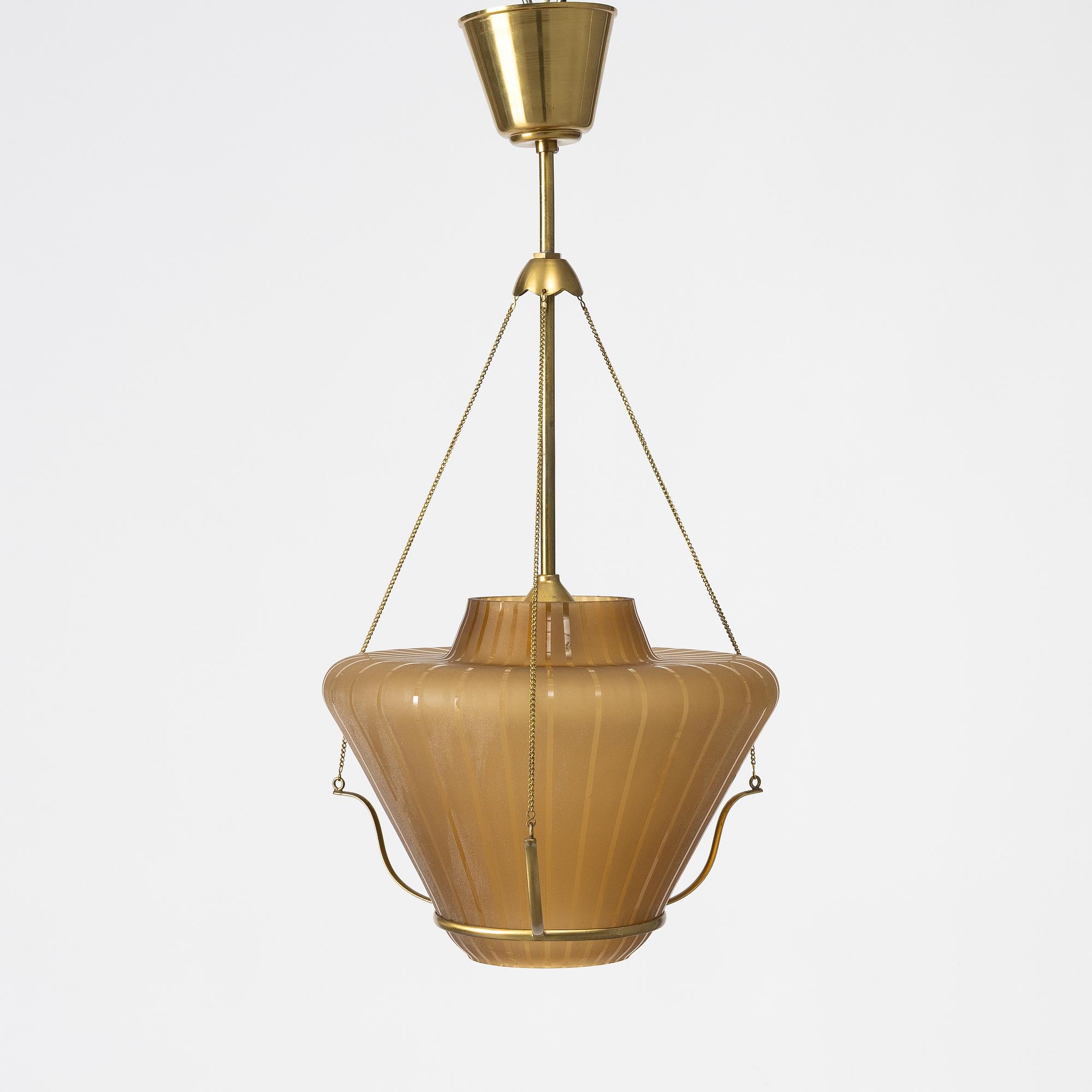 Ceiling lamp, Swedish Modern, mid-20th century.