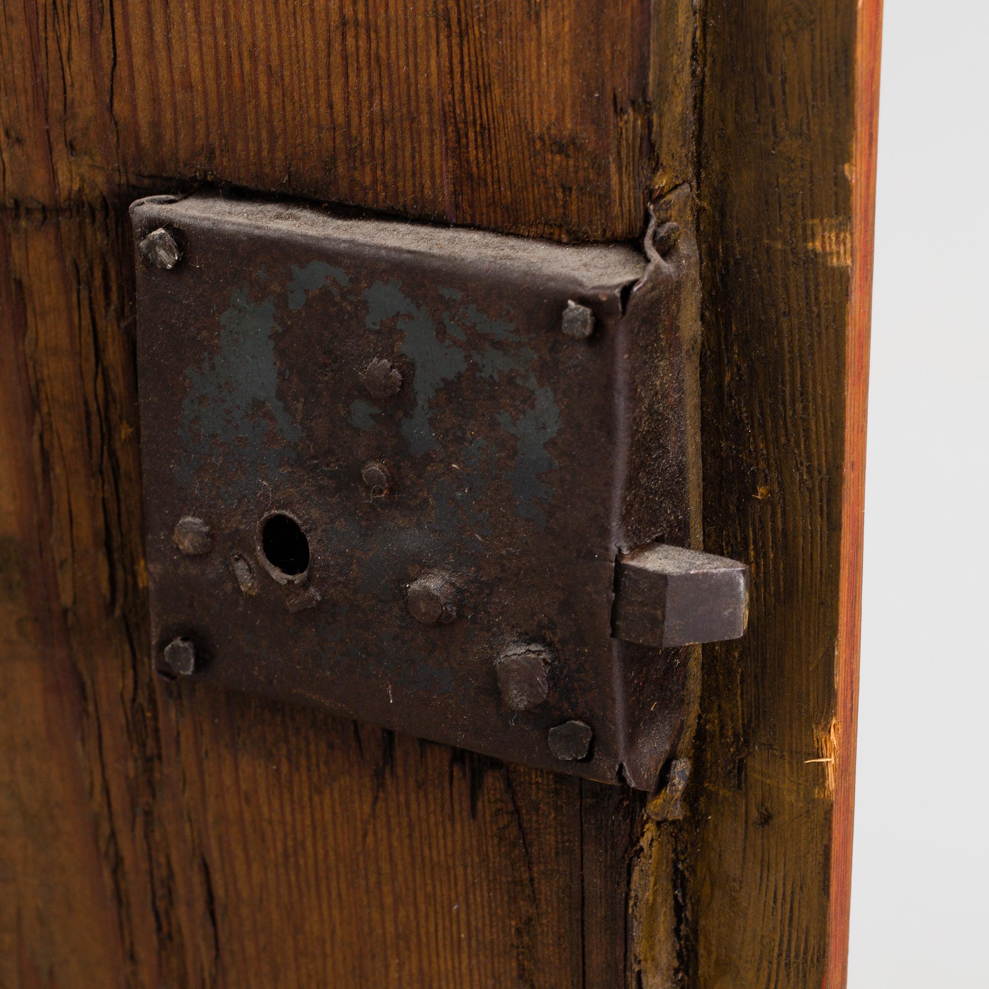 A 18th century corner cabinet.