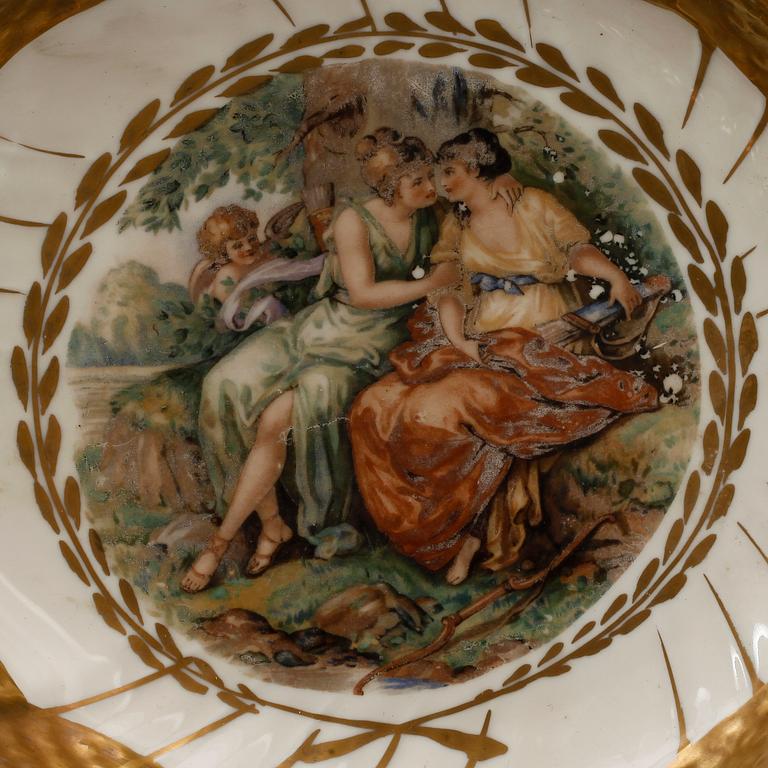 KAFFESERVISDELAR, 27 stycken, porslin, Royal Copenhagen, 1900-talets mitt.