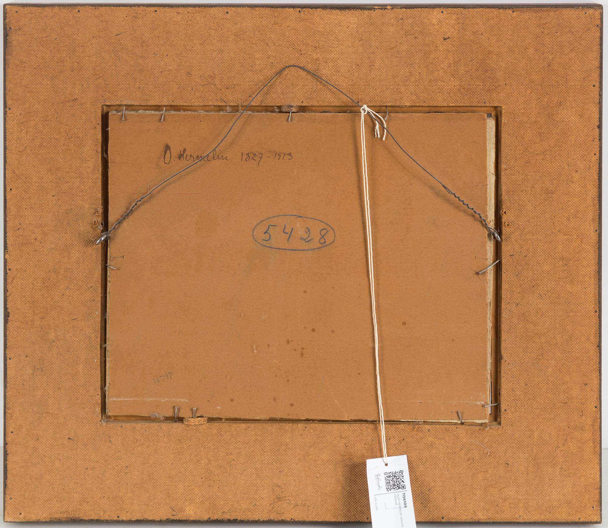 OLOF HERMELIN, oilm on canvas/panel, signed and dated -81.