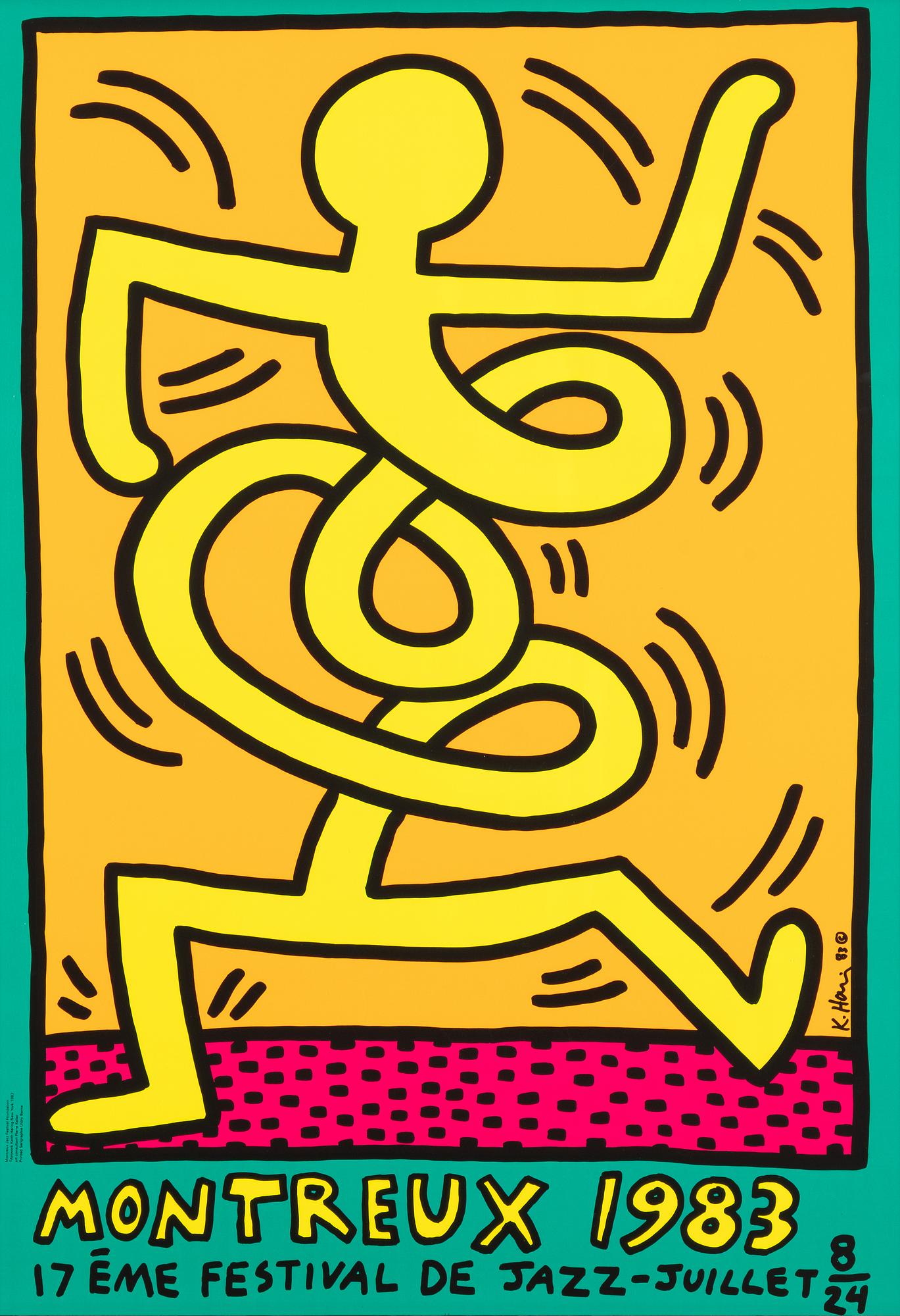 Keith Haring, "Montreux 1983".