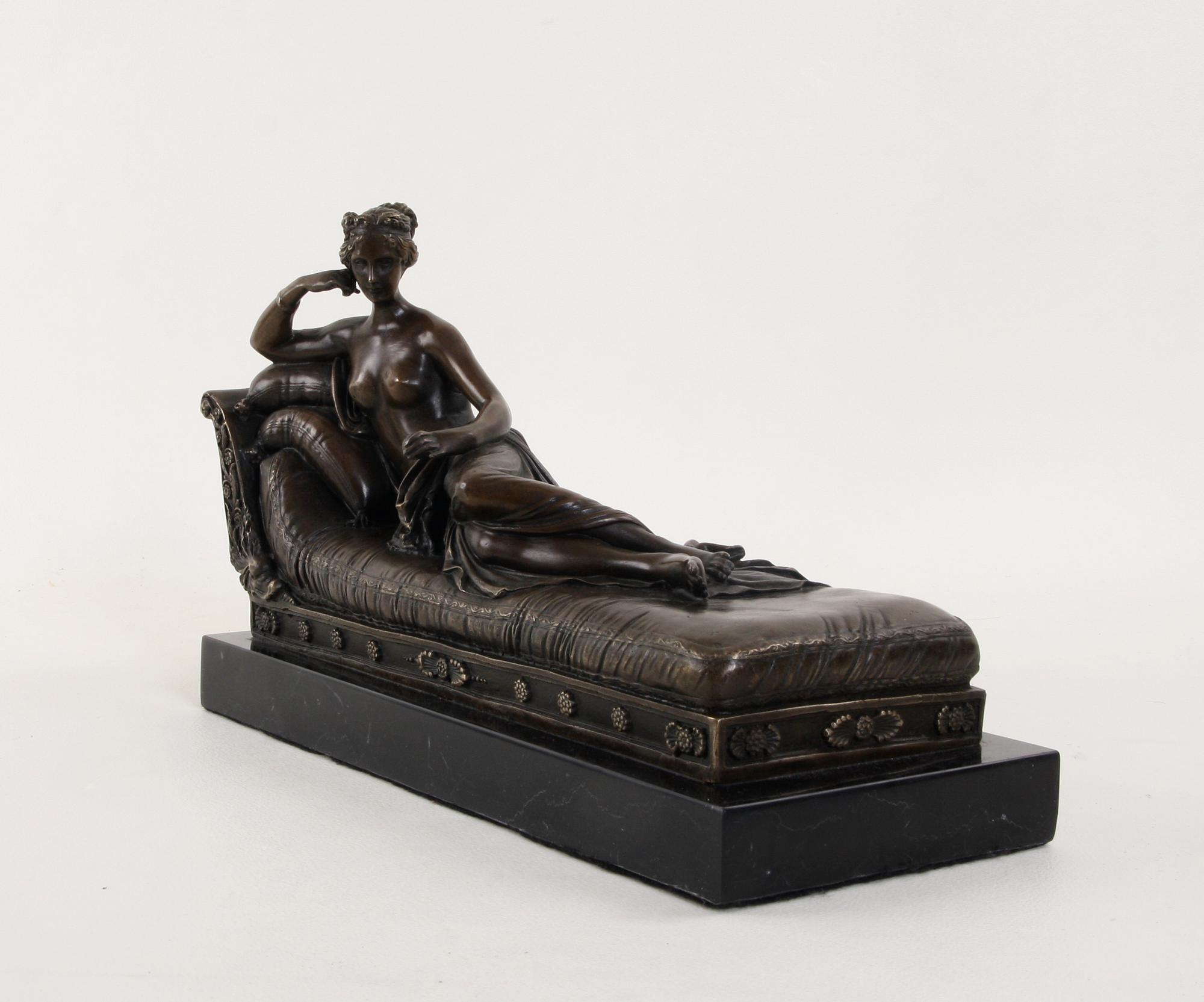 A. CANOVA, efter, skulptur, patinerad brons, bär sign, 1900/2000-tal.