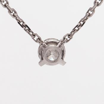 Cartier, halsband, "1895", 18K vitguld med briljantslipad diamant.