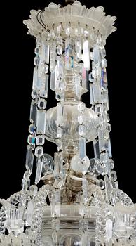 LJUSKRONA, oscariansk, omkring sekelskiftet 1900. Höjd 90 cm.