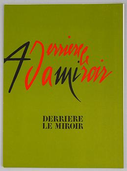 Derrière Le Miroir, 6 st tidskrifter, bland annat Adami, Braque, Miró, utgivna av Maeght.