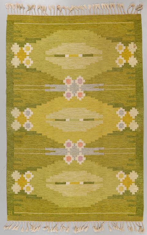 MATTA, rölakan, Ingegerd Silow, omkring 1900-talets mitt, ca 230x165 cm.