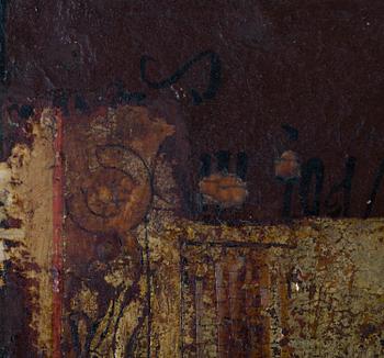 IKON, tempera på pannå, Ryssland 1800-tal.