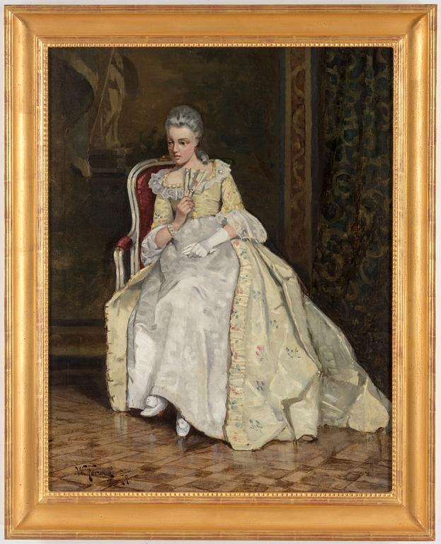 WILLIAM FÉRON, oil on relined canvas, signed W. Feron and dated -79.