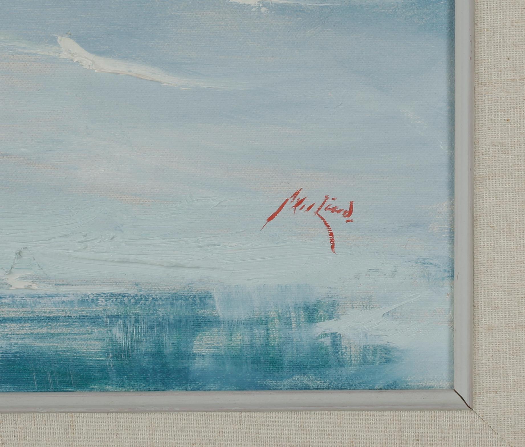 AXEL LIND, olja på duk, signerad.