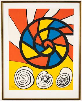 Alexander Calder, lithograph in colours, 1976, signed XXXV/L. - Bukowskis