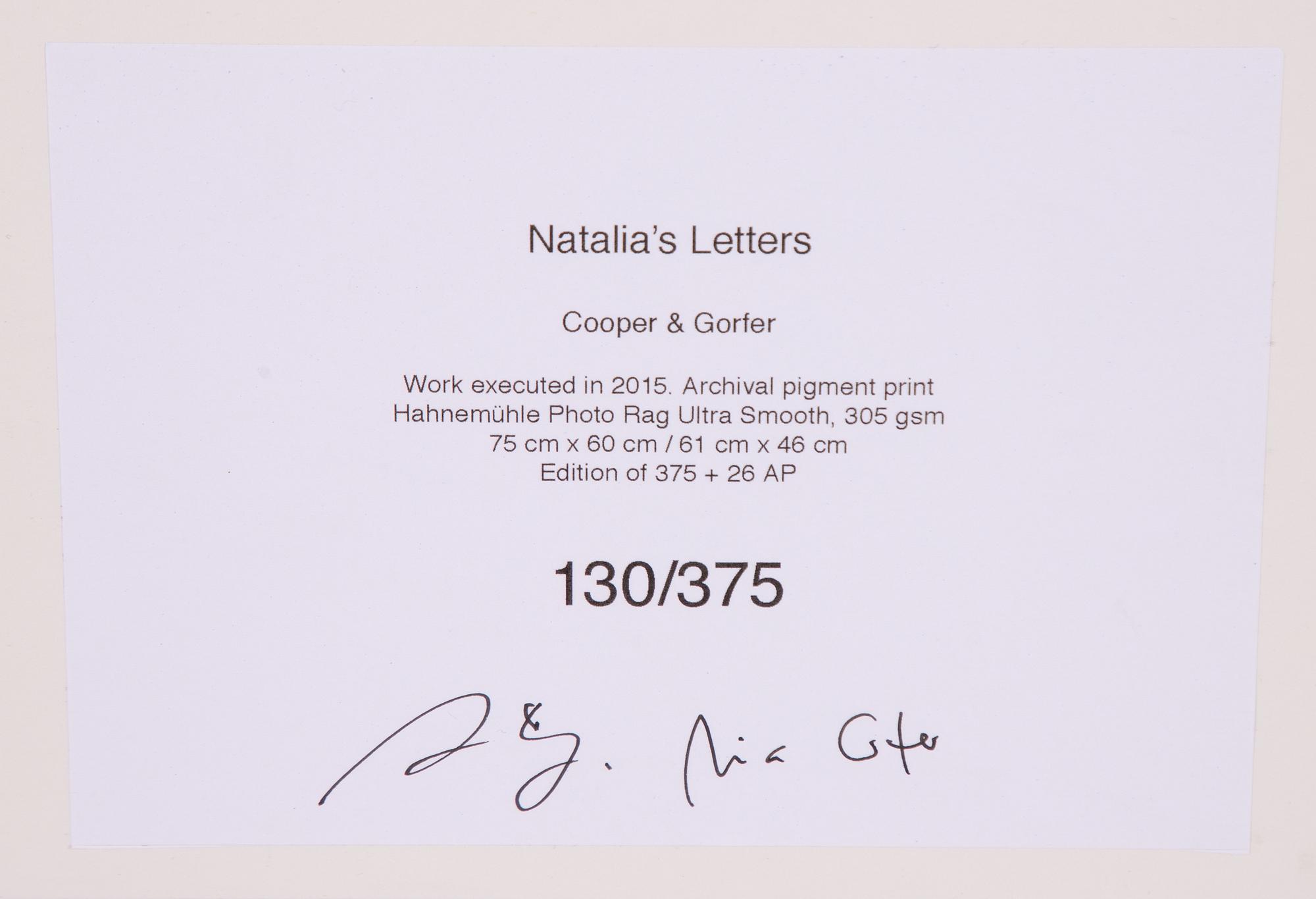 Cooper & Gorfer, "Natalia's Letters".