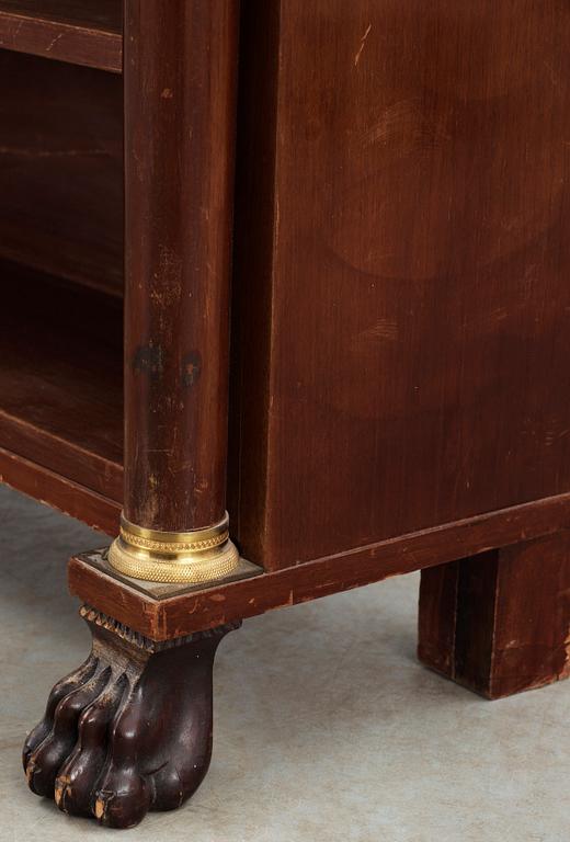 BOKHYLLA, empirestil, 1800-talets slut.