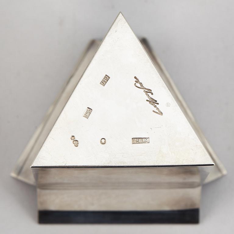 A Wolfgang Gessl silver vase, 20th Century.