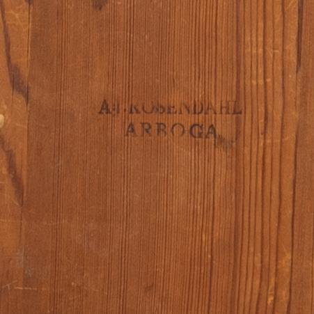 A burr alder tilt-top table by A. J. Rosendahl (master active in Arboga 1762-1836).