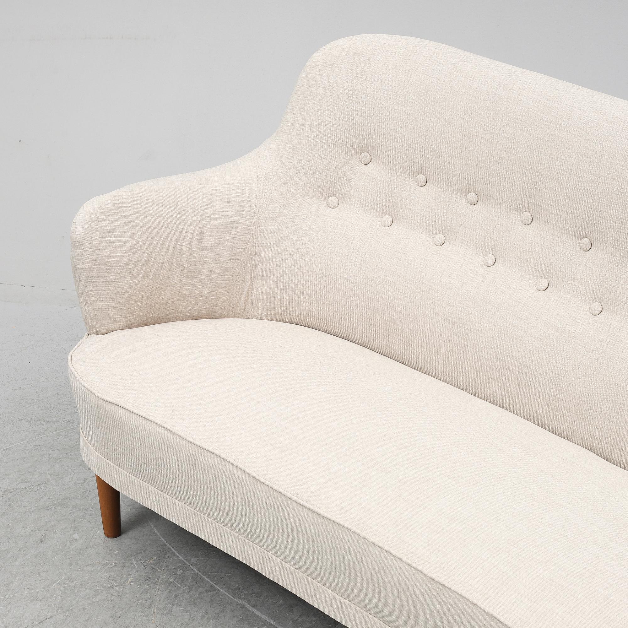 CARL MALMSTEN, soffa, "Samsas", AB O H Sjögren, 1900-talets andra hälft.