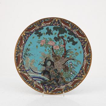 Fat, cloisonné, Japan, Meiji (1868-1912).
