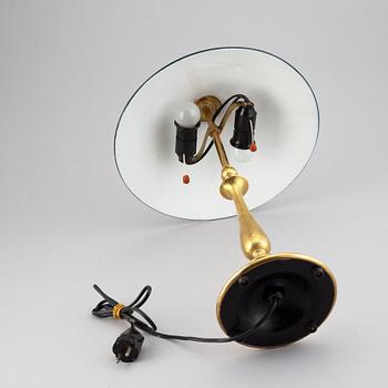 A brass table light, first half of the 20th Century.