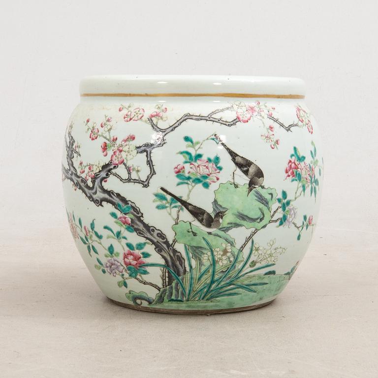 Fiskbassäng, Kina 1800-talets senare del porslin.