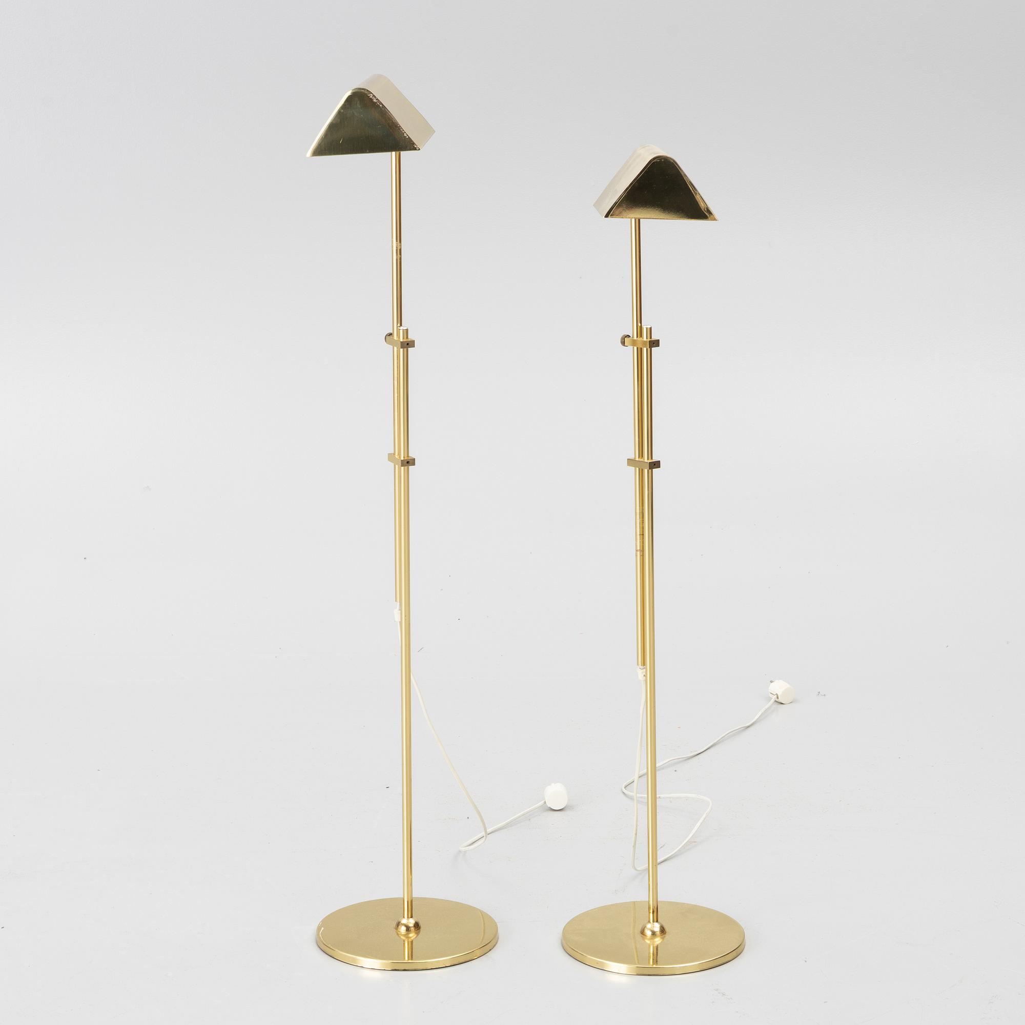 Floor lamps, a pair, Örsjö Industri AB, model 308.