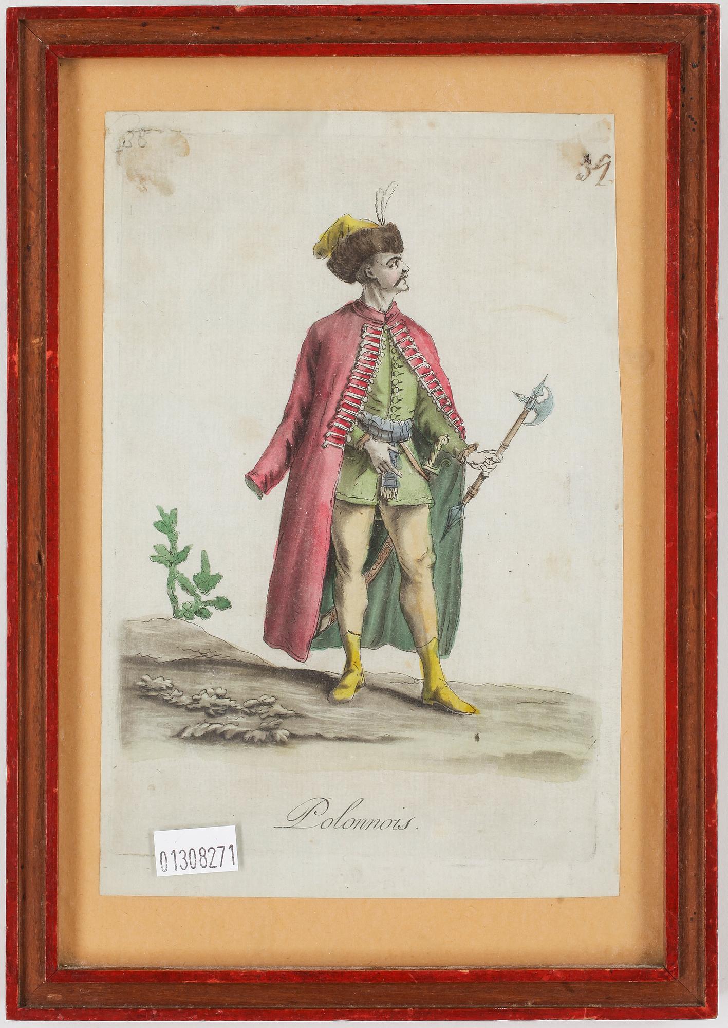 KOLORERADE TRYCK, 3 st. 1800/1900-tal.