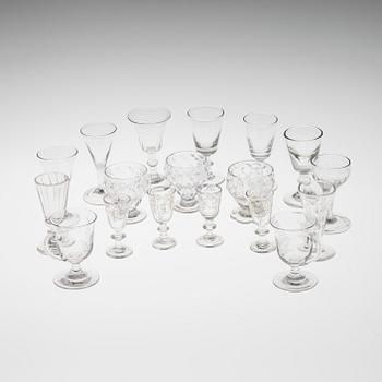 PARTI GLAS, 18 st, 1800- och 1900-tal.