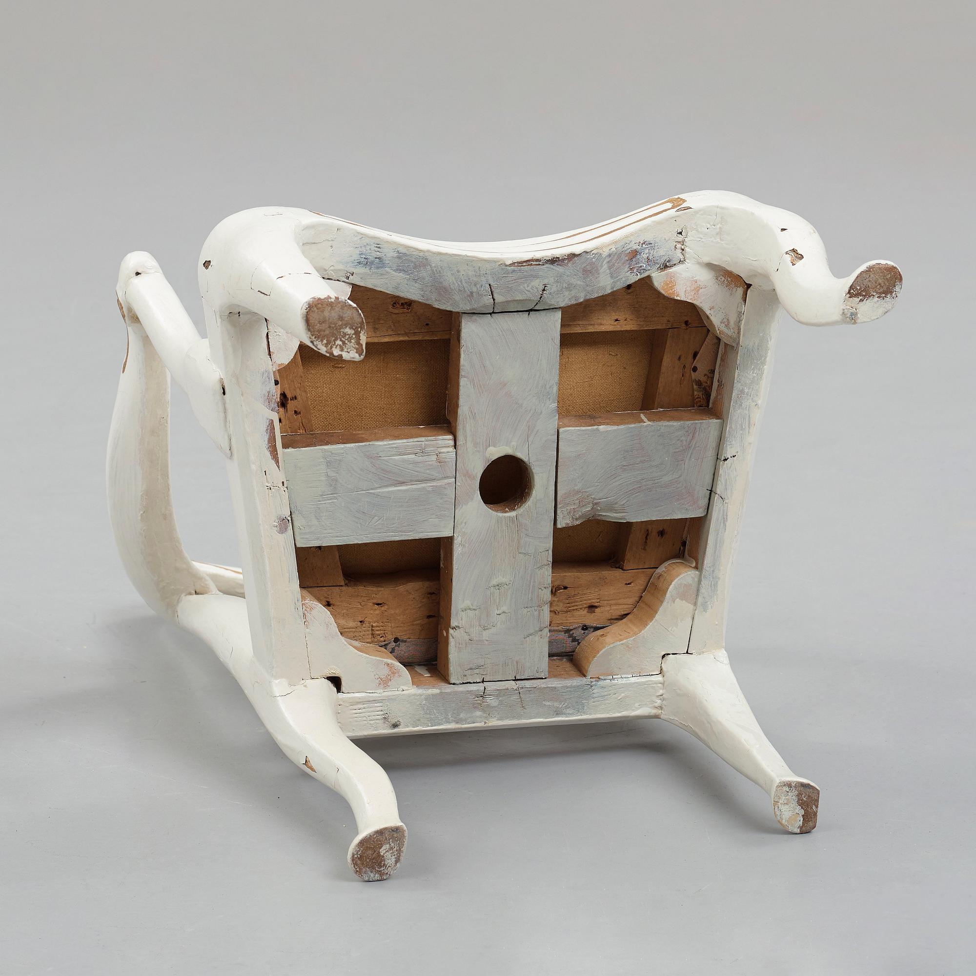 A children's armchair, Swedish Rococo, 18th century.
