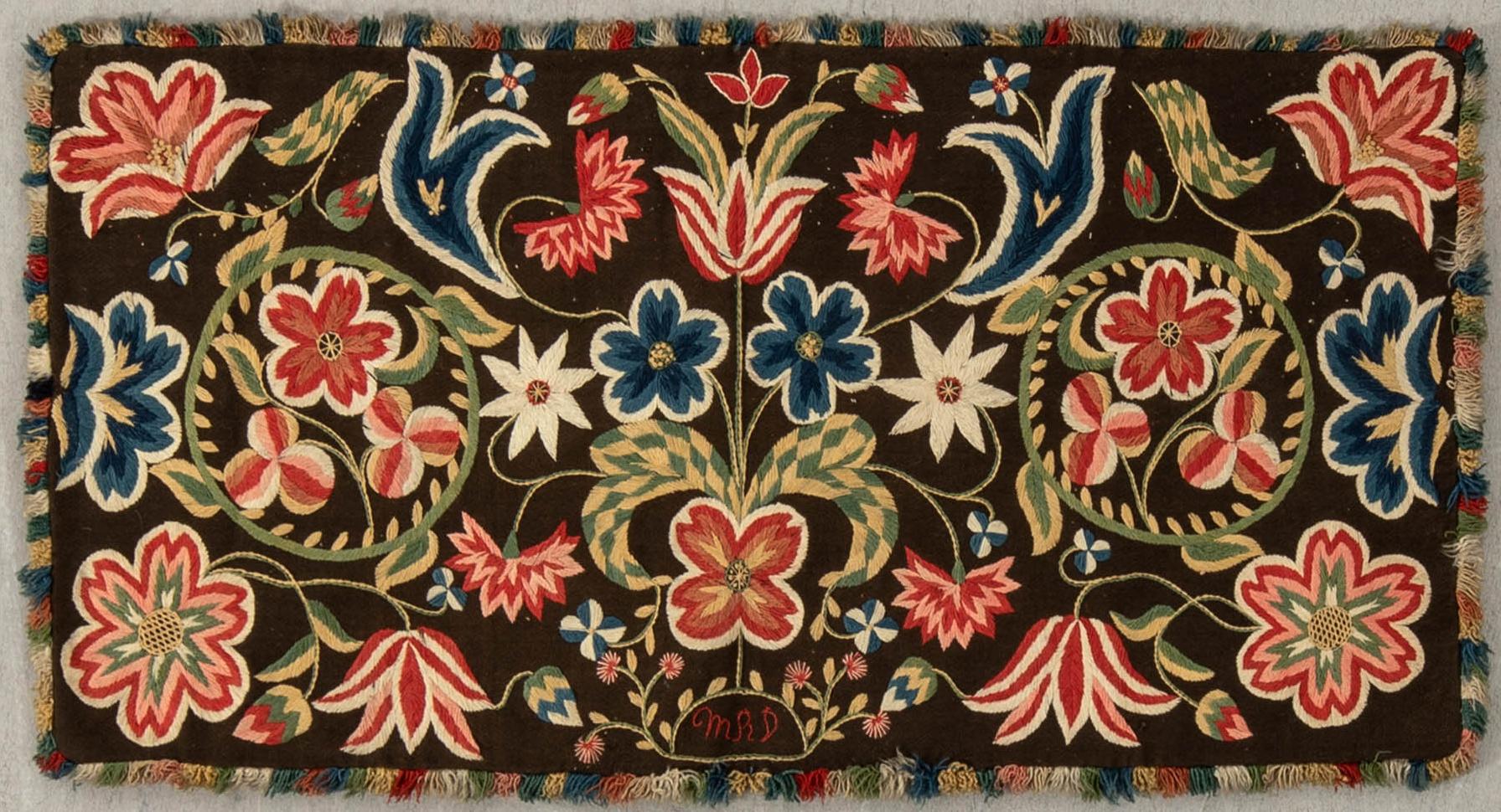 Sled cushion (Sledge cushion) Skåne early 20th century.