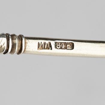 Ivan Alexeyev, teskedar, 12 st, silver, Moskva circa 1880-1890.