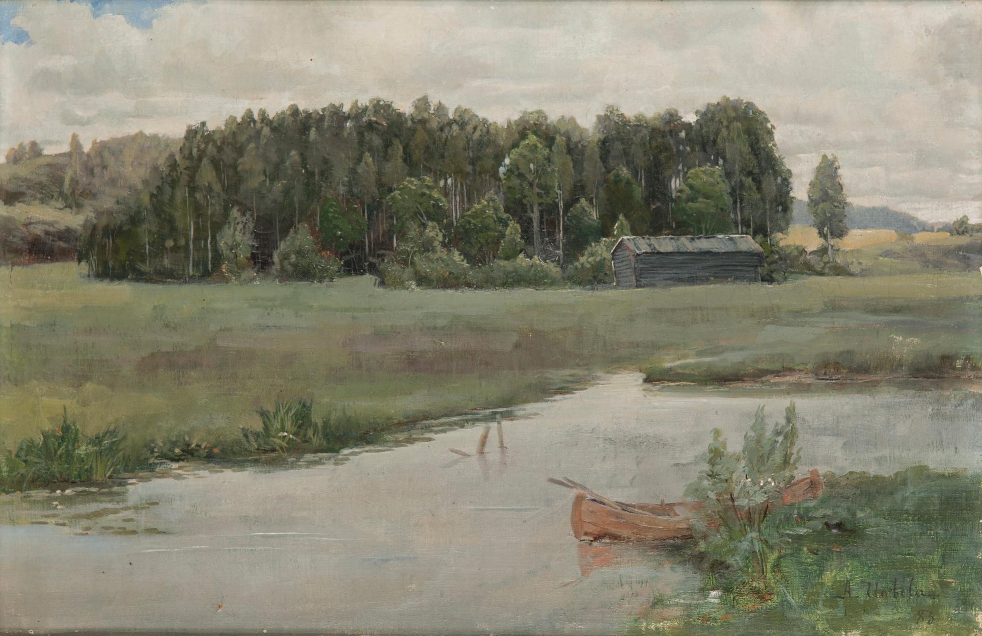 Aukusti Uotila, Jokimaisema Urjalasta.