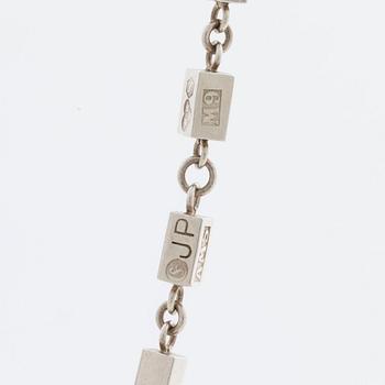 NECKLACE, silver, AMS Aarvo Saarela, 1962 1963 Enköping, Sweden.